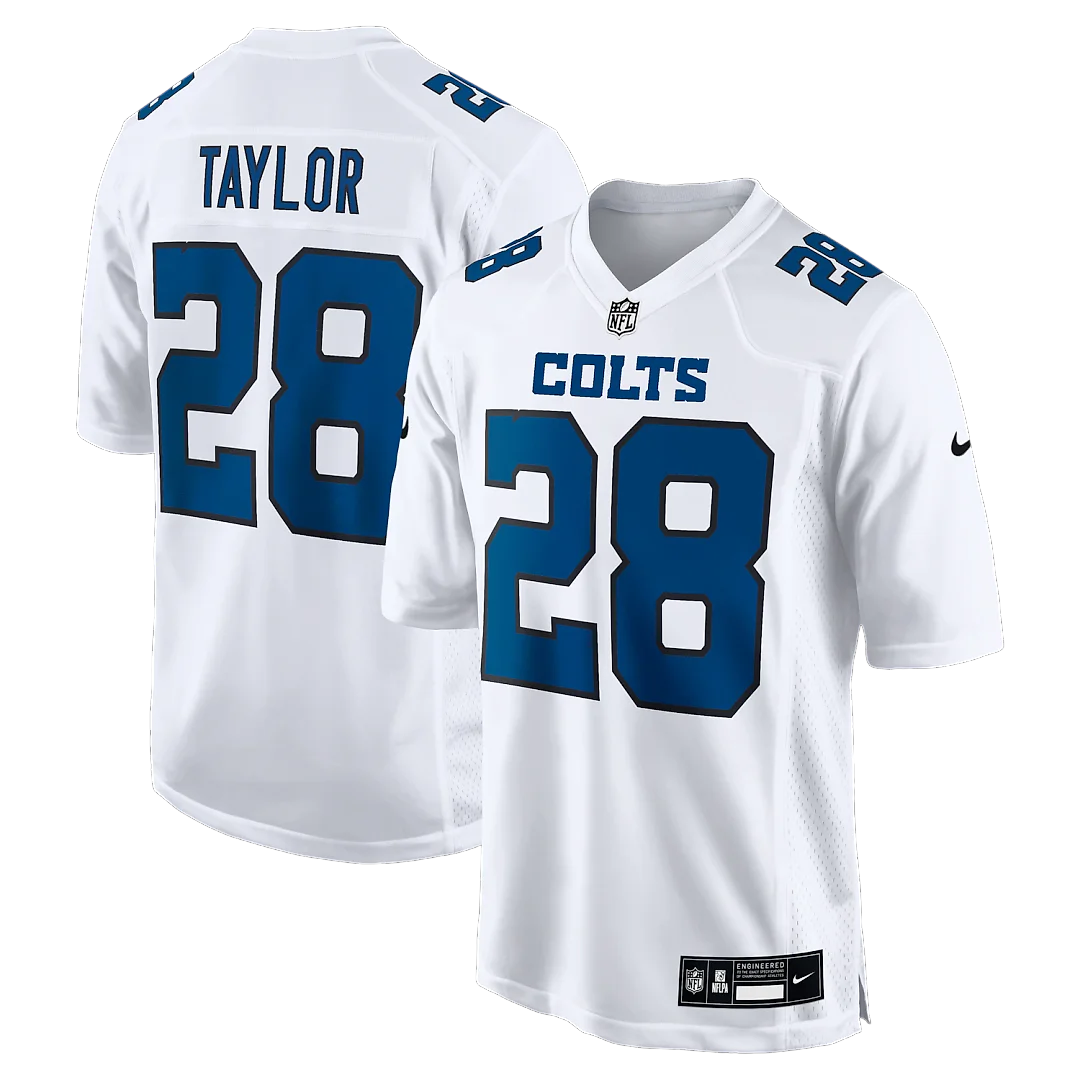 Zennovawear Jonathan Taylor Indianapolis Colts Fashion Game Jersey - Tundra White