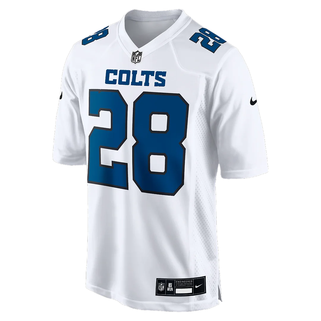 Zennovawear Jonathan Taylor Indianapolis Colts Fashion Game Jersey - Tundra White
