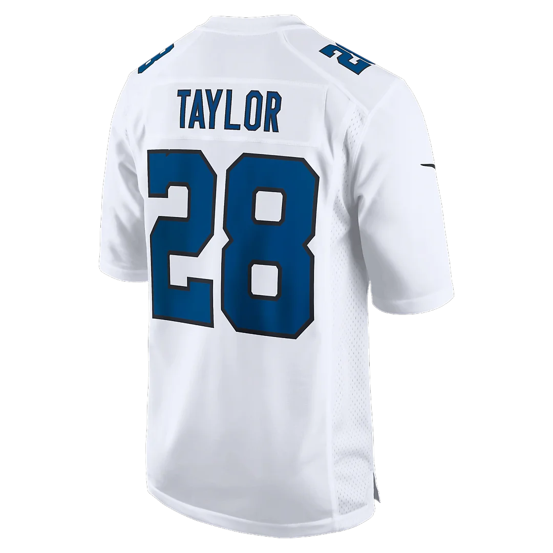 Zennovawear Jonathan Taylor Indianapolis Colts Fashion Game Jersey - Tundra White