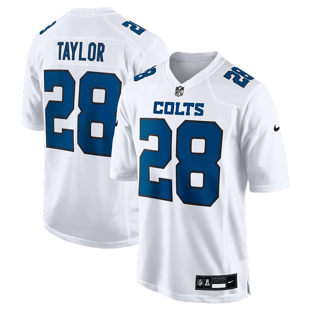 Zennovawear Jonathan Taylor Indianapolis Colts Fashion Game Jersey - Tundra White