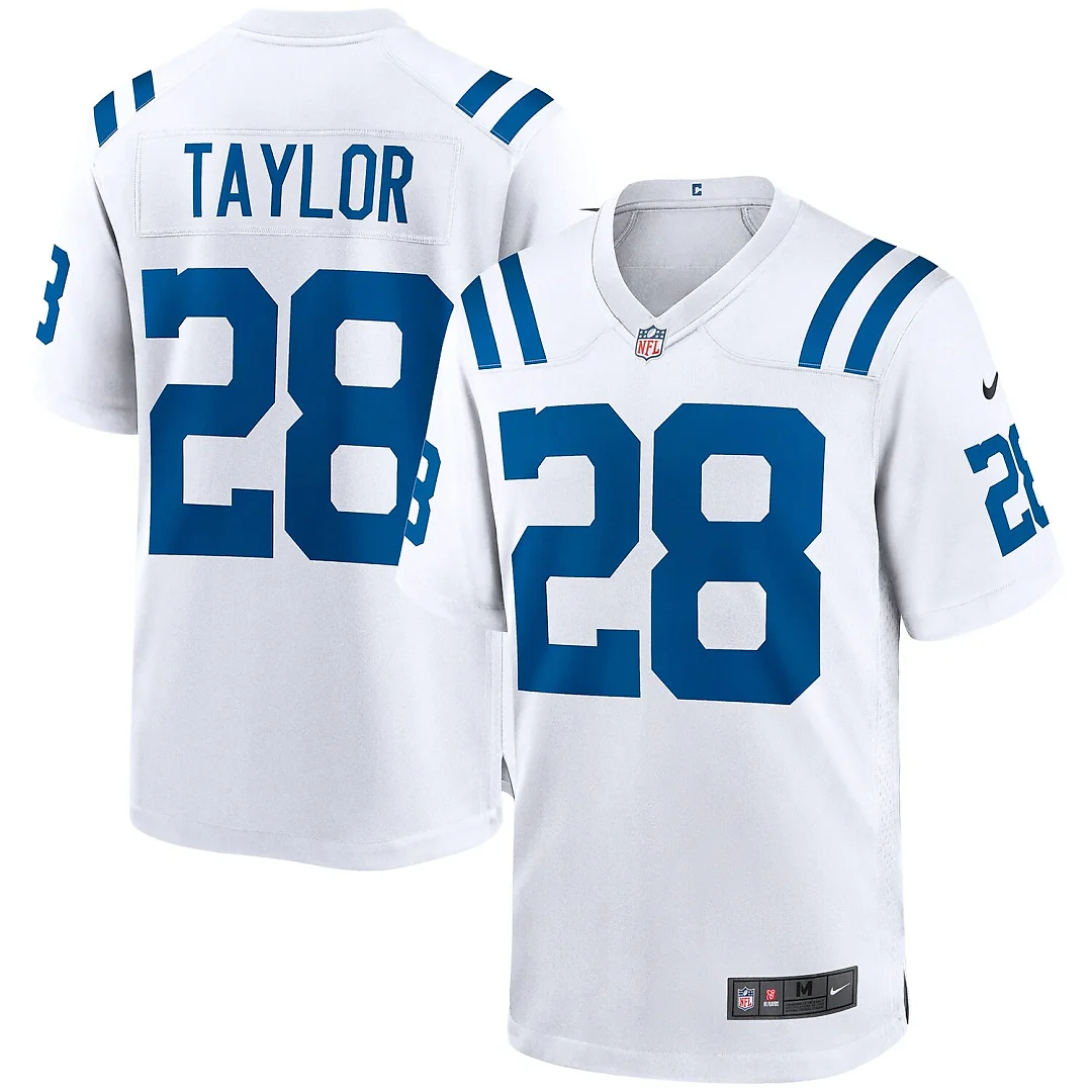 Zennovawear Jonathan Taylor Indianapolis Colts Game Jersey - White