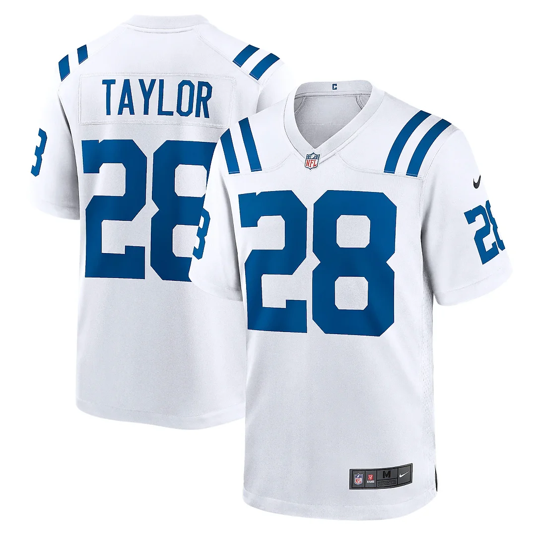 Zennovawear Jonathan Taylor Indianapolis Colts Player Game Jersey - White