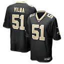 Zennovawear Jonathan Vilma New Orleans Saints Game Retired Player Jersey - Black