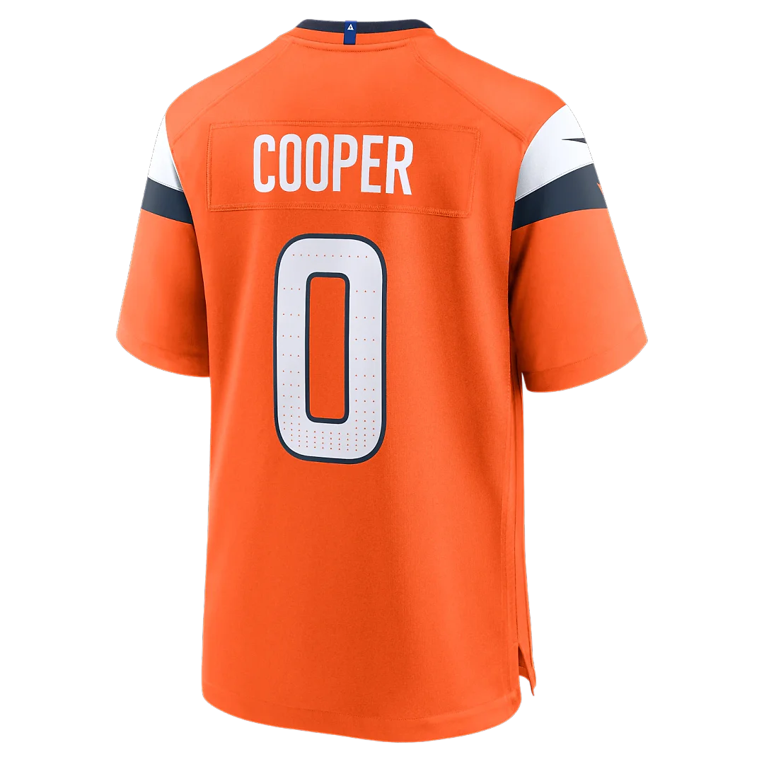 Zennovawear Jonathon Cooper Denver Broncos Team Game Jersey - Orange