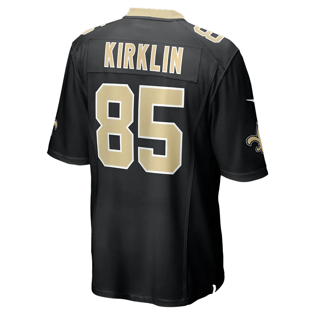 Zennovawear Jontre Kirklin New Orleans Saints Team Game Jersey - Black