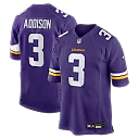 Zennovawear Jordan Addison Minnesota Vikings Game Jersey - Purple