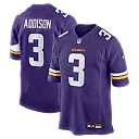 Zennovawear Jordan Addison Minnesota Vikings Game Jersey - Purple