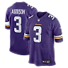 Zennovawear Jordan Addison Minnesota Vikings Game Jersey - Purple