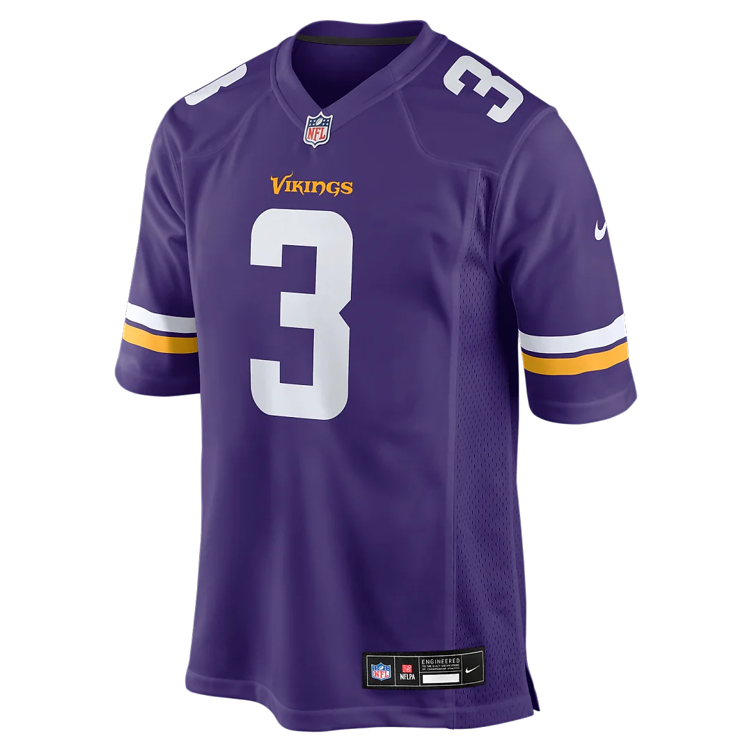 Zennovawear Jordan Addison Minnesota Vikings Game Jersey - Purple