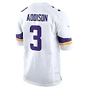 Zennovawear Jordan Addison Minnesota Vikings Away Game Jersey - White