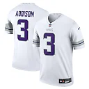 Zennovawear Jordan Addison Minnesota Vikings Legend Player Performance Top - White