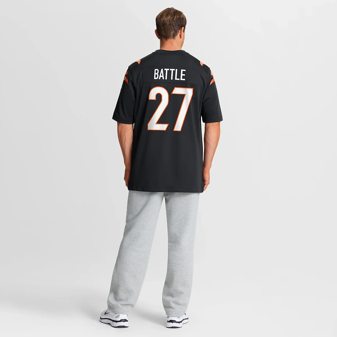 Zennovawear Jordan Battle Cincinnati Bengals Team Game Jersey - Black