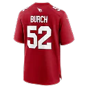 Zennovawear Jordan Burch Arizona Cardinals Team Game Jersey - Cardinal