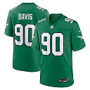 Zennovawear Jordan Davis Philadelphia Eagles Alternate Game Jersey - Kelly Green