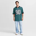 Zennovawear Jordan Davis Philadelphia Eagles Team Game Jersey - Midnight Green