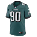 Zennovawear Jordan Davis Philadelphia Eagles Team Game Jersey - Midnight Green