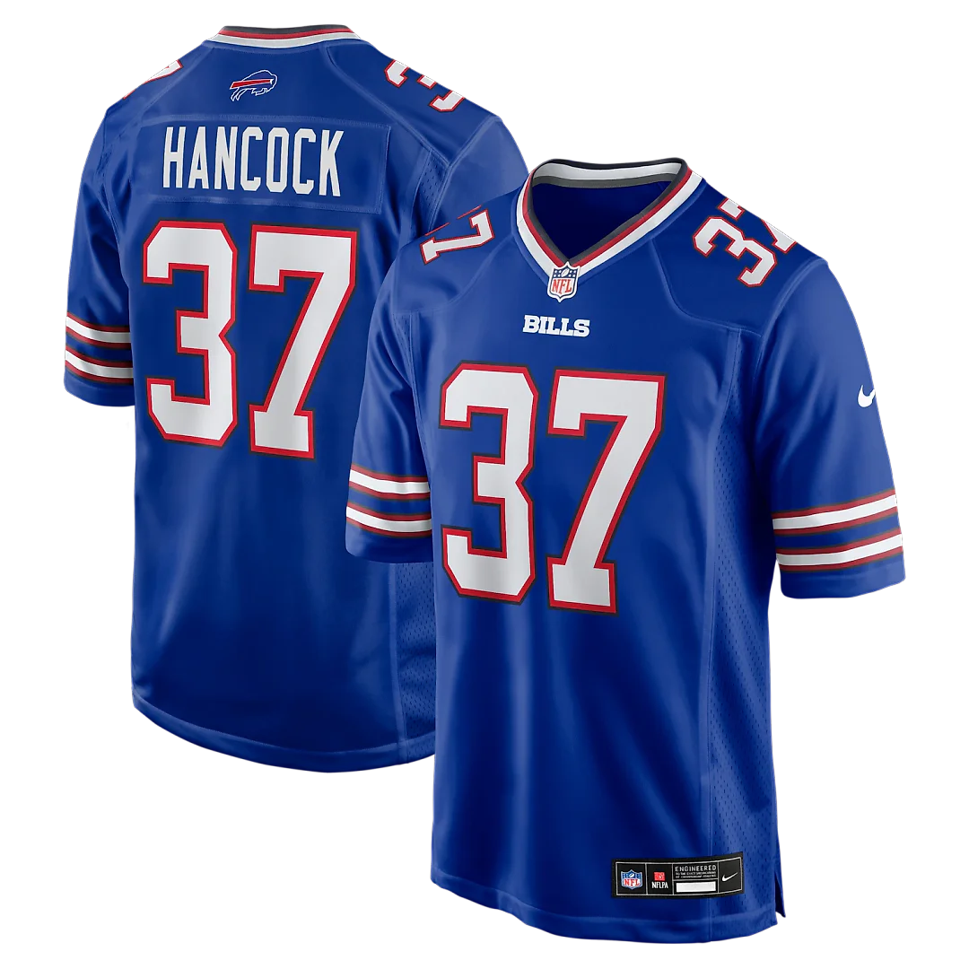 Zennovawear Jordan Hancock Buffalo Bills Team Game Jersey - Royal