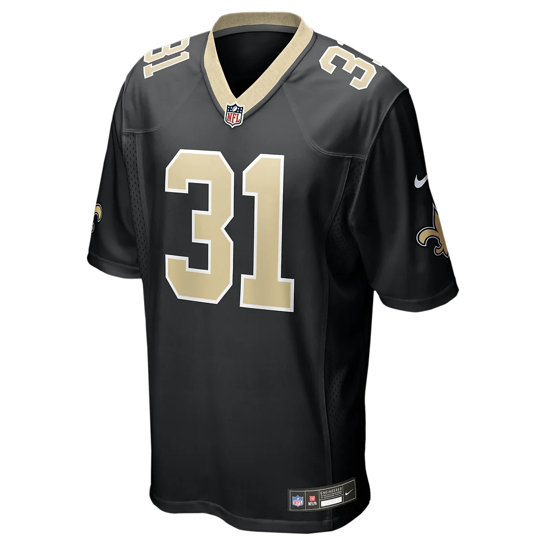 Zennovawear Jordan Howden New Orleans Saints Team Game Jersey - Black