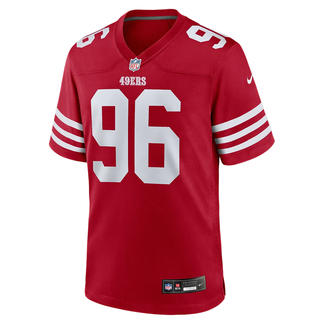 Zennovawear Jordan Jefferson San Francisco 49ers Team Game Jersey - Scarlet