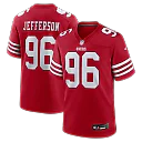 Zennovawear Jordan Jefferson San Francisco 49ers Team Game Jersey - Scarlet