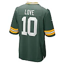 Zennovawear Jordan Love Green Bay Packers Player Game Jersey - Green