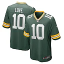 Zennovawear Jordan Love Green Bay Packers Player Game Jersey - Green
