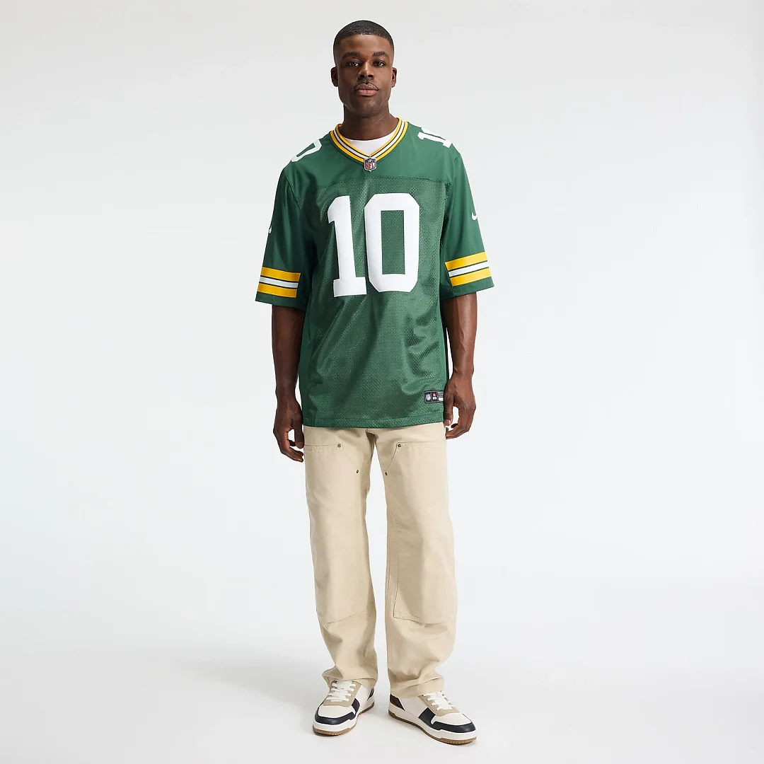 Zennovawear Jordan Love Green Bay Packers Vapor Untouchable Stitched Limited Jersey - Green