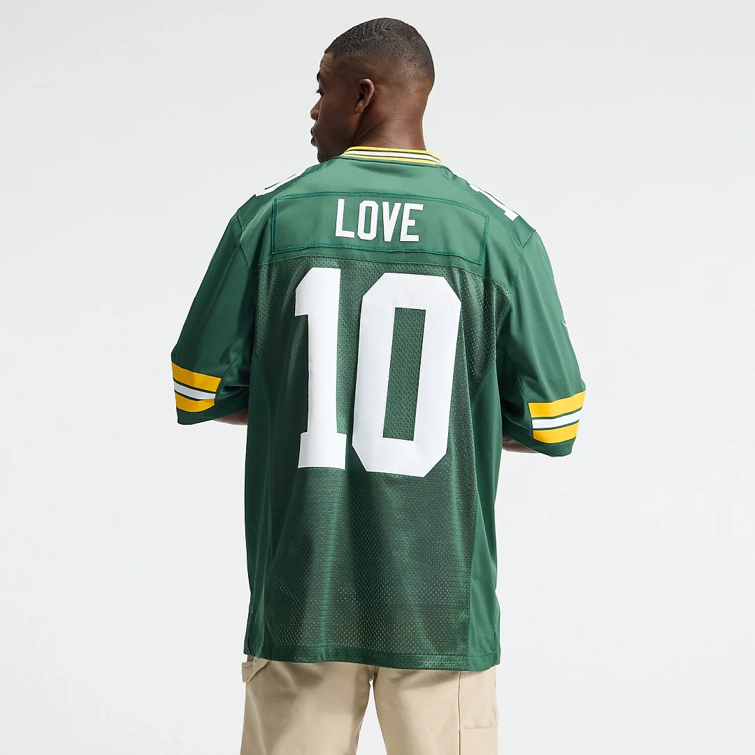Zennovawear Jordan Love Green Bay Packers Vapor Untouchable Stitched Limited Jersey - Green