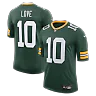 Zennovawear Jordan Love Green Bay Packers Vapor Untouchable Stitched Limited Jersey - Green
