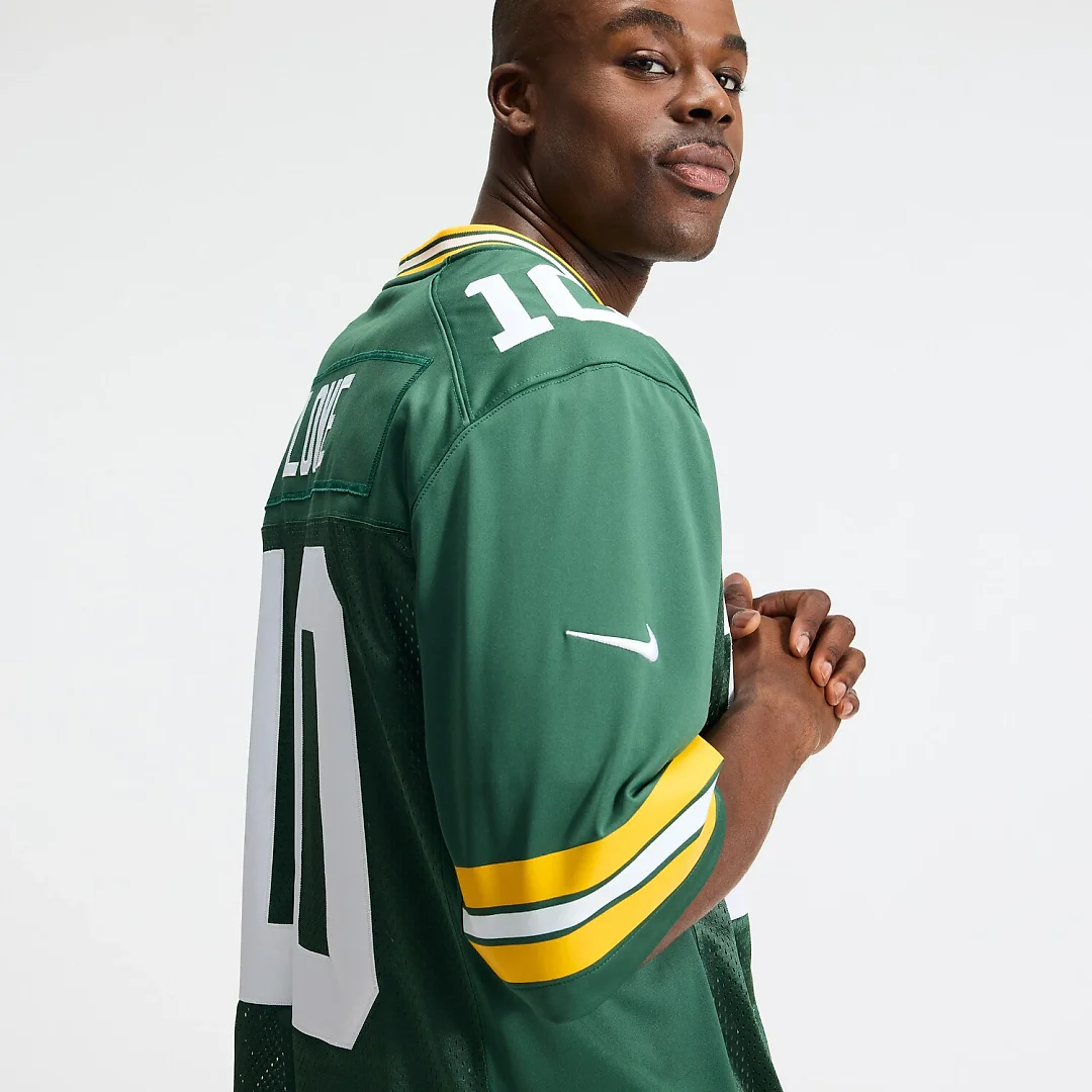 Zennovawear Jordan Love Green Bay Packers Vapor Untouchable Stitched Limited Jersey - Green