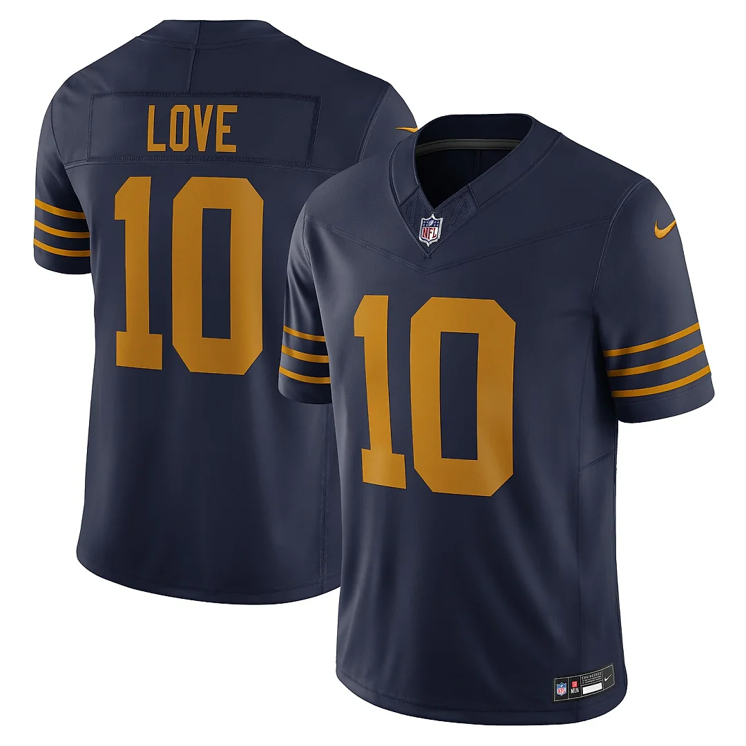 Zennovawear Jordan Love Green Bay Packers The 1923 Classic Vapor FUSE. Limited Jersey - Navy