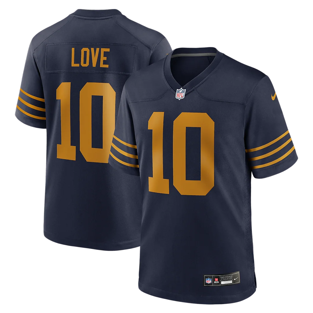 Zennovawear Jordan Love Green Bay Packers The 1923 Classic Game Jersey - Navy