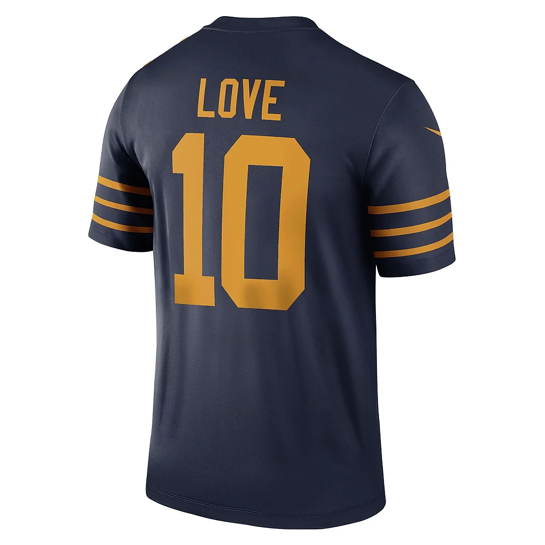 Zennovawear Jordan Love Green Bay Packers The 1923 Classic Legend Player Dri-FIT Top - Navy