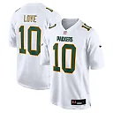 Zennovawear Jordan Love Green Bay Packers Fashion Game Jersey - White