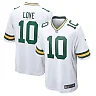 Zennovawear Jordan Love Green Bay Packers Game Jersey - White
