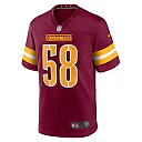 Zennovawear Jordan Magee Washington Commanders Game Jersey - Burgundy