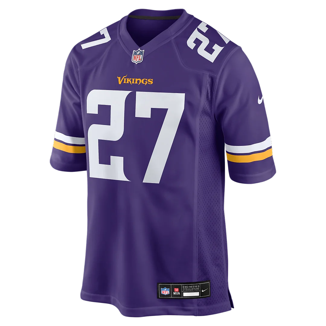 Zennovawear Jordan Mason Minnesota Vikings Team Game Jersey - Purple