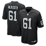 Zennovawear Jordan Meredith Las Vegas Raiders Game Player Jersey - Black