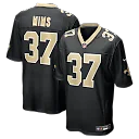 Zennovawear Jordan Mims New Orleans Saints Team Game Jersey - Black