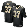 Zennovawear Jordan Mims New Orleans Saints Team Game Jersey - Black