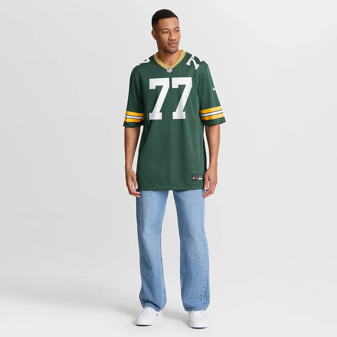 Zennovawear Jordan Morgan Green Bay Packers Player Game Jersey - Green
