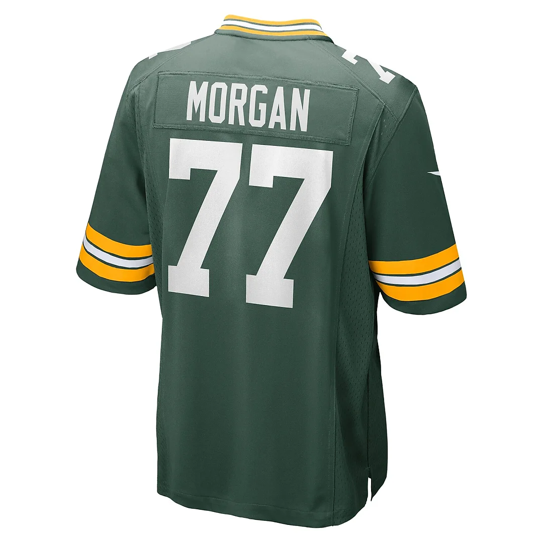 Zennovawear Jordan Morgan Green Bay Packers Player Game Jersey - Green