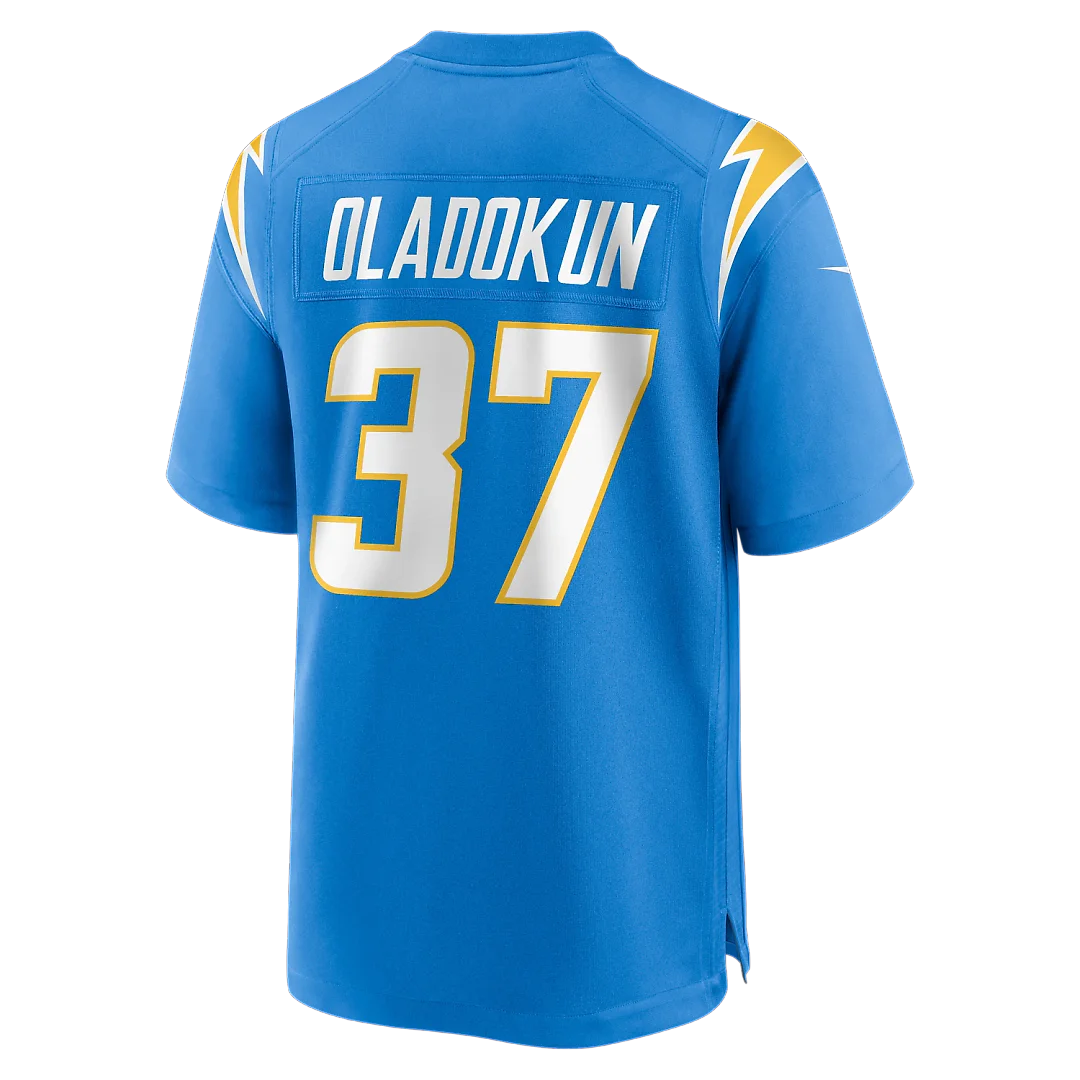 Zennovawear Jordan Oladokun Los Angeles Chargers Team Game Jersey - Powder Blue