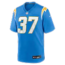 Zennovawear Jordan Oladokun Los Angeles Chargers Team Game Jersey - Powder Blue