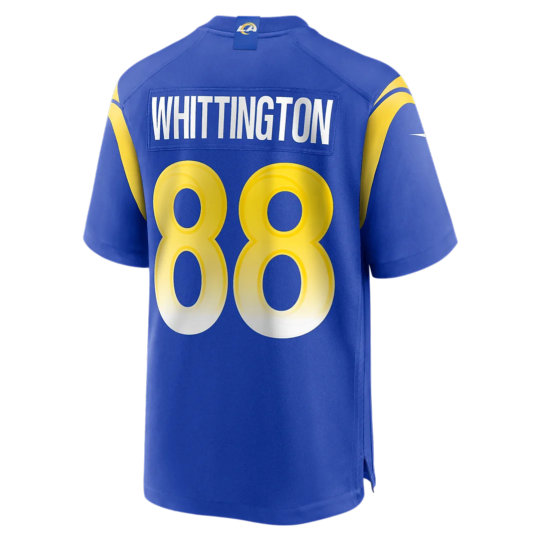 Zennovawear Jordan Whittington Los Angeles Rams Team Game Jersey - Royal