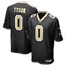 Zennovawear Jordyn Tyson New Orleans Saints 2026 NFL Draft First Round Pick No. 8 Team Game Jersey - Black