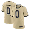 Zennovawear Jordyn Tyson New Orleans Saints 2026 NFL Draft First Round Pick No. 8 Alternate Game Jersey - Gold