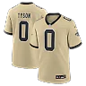Zennovawear Jordyn Tyson New Orleans Saints 2026 NFL Draft First Round Pick No. 8 Alternate Game Jersey - Gold