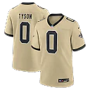 Zennovawear Jordyn Tyson New Orleans Saints 2026 NFL Draft First Round Pick No. 8 Alternate Game Jersey - Gold