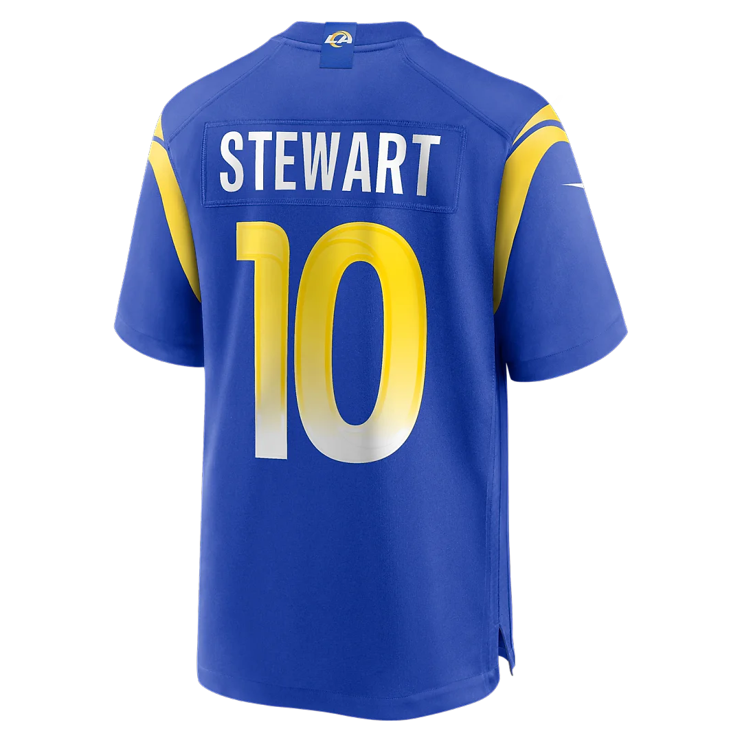 Zennovawear Josaiah Stewart Los Angeles Rams Team Game Jersey - Royal